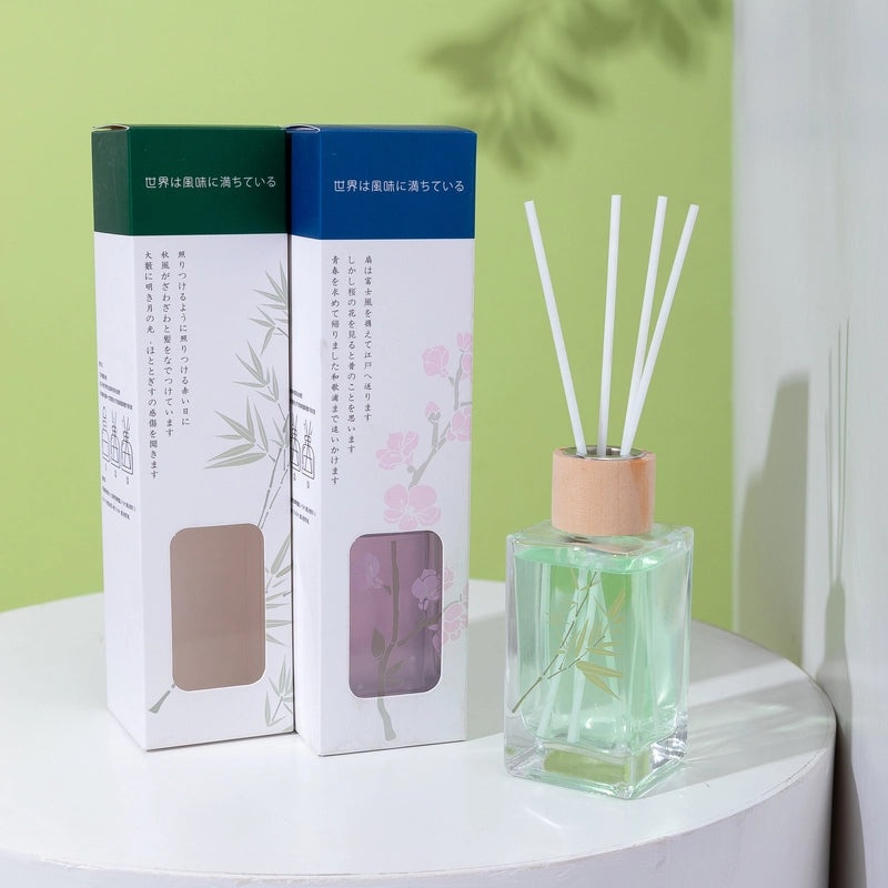 Minimalist Liquid Letter Rattan Home Scent Diffuser|Home Fragrance