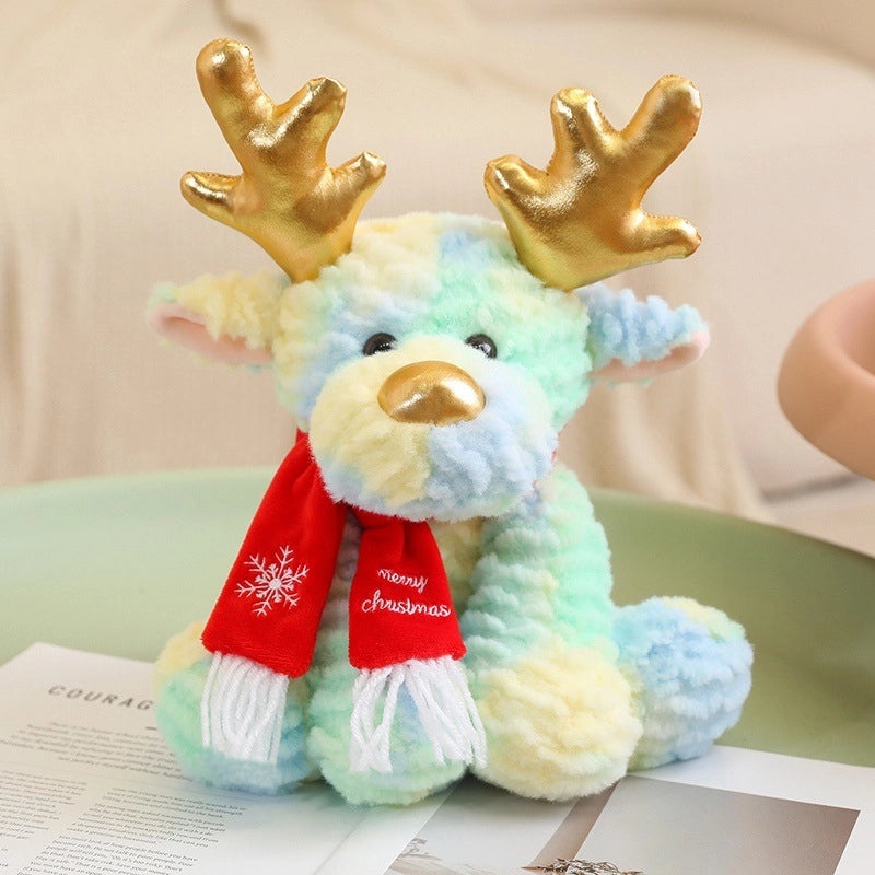 Christmas Elk Plush Toy Soft Cotton Stuffed Animal | Christmas Decor & Plush Toys