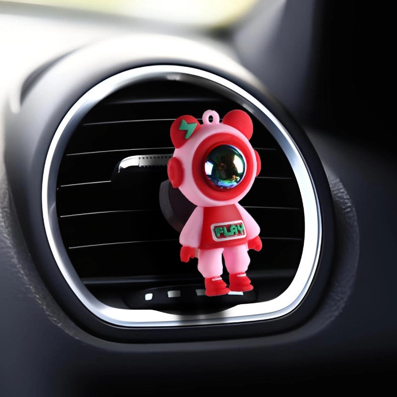 Cartoon Lightning Bear Car Air Outlet Aromatherapy Sheet, Car Perfume Vent Decoration|Car Accessories