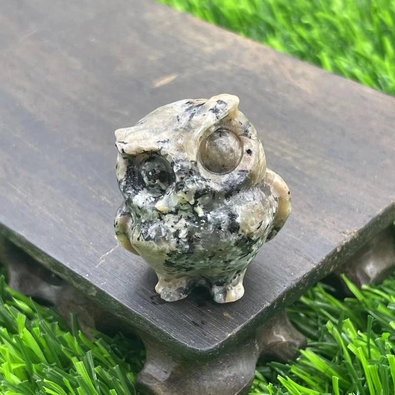 Vintage Style Owl Natural Stone Ornament for Home Decor|Home Decor & Accessories