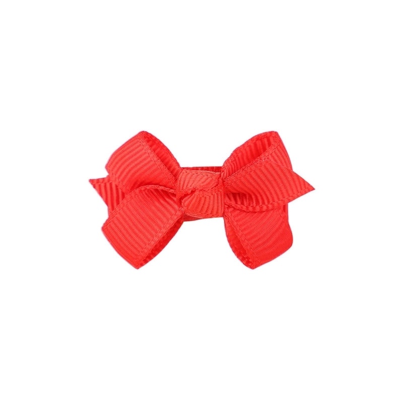 Classic Solid Color Baby Bow Hair Clips Set|Baby Accessories