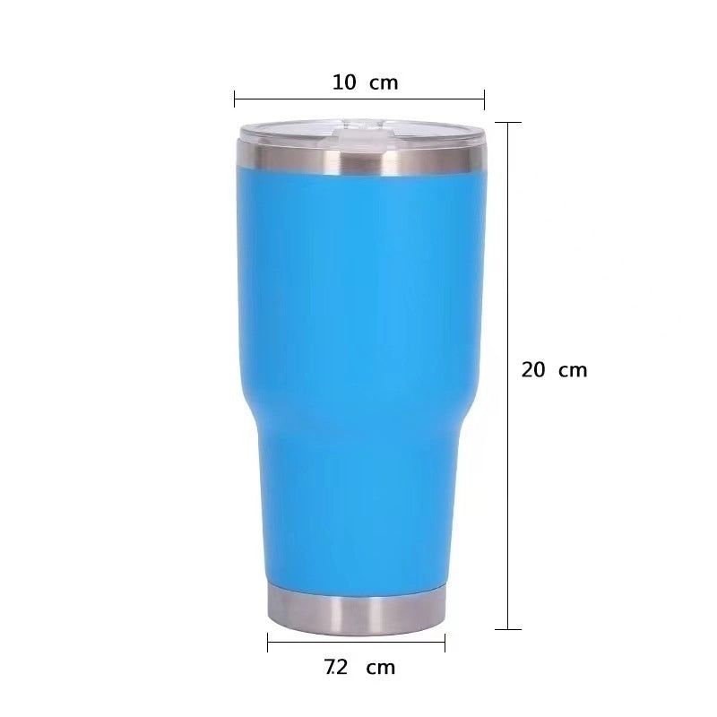 Stainless Steel Water Bottle Single Piece Casual Solid Color | Drinkware & Hydration