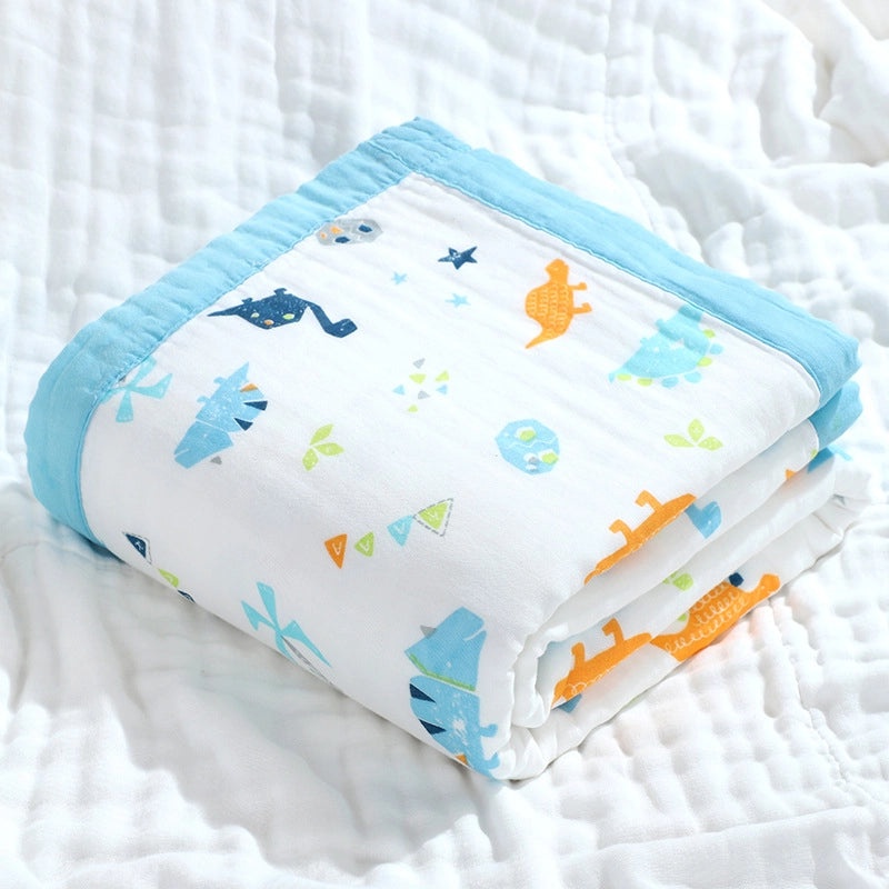 Newborn Baby Cotton Gauze Hooded Bath Towel Blanket Soft Absorbent Baby Bath Wrap|Baby Bath Towels & Accessories