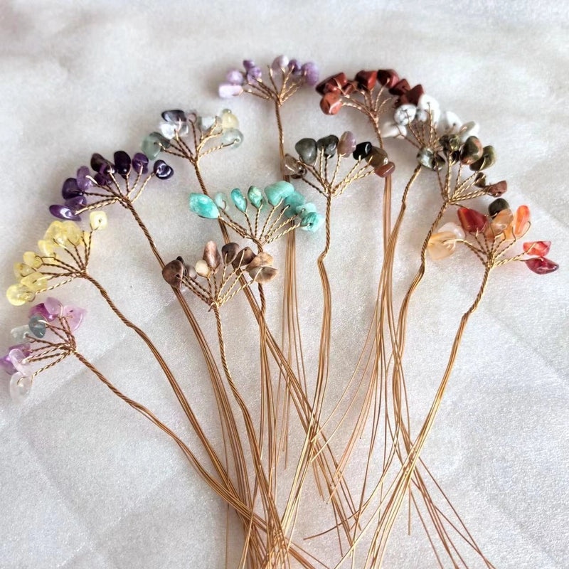 Irregular Rose Quartz Crystal Gravel Artificial Decorations Modern and Classic Style|Home Decor Accessories