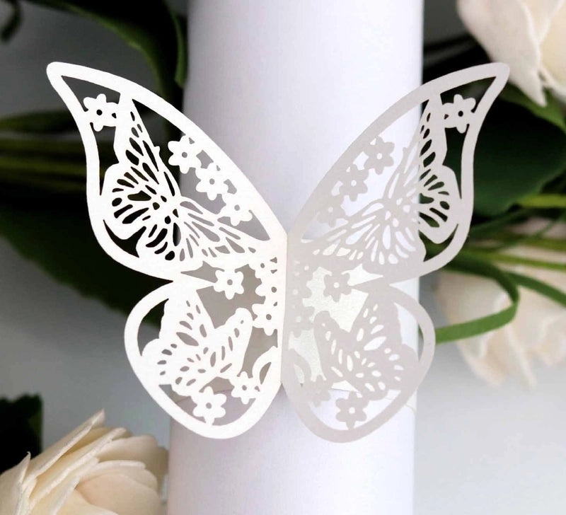 Retro Animal Butterfly Napkin Ring Synthetic Fibre 1 Pc|Home Decor Table Accessories