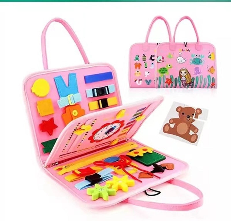 Soft Animal Felt Book for Toddlers 3-6 Years|Educational Baby Toys