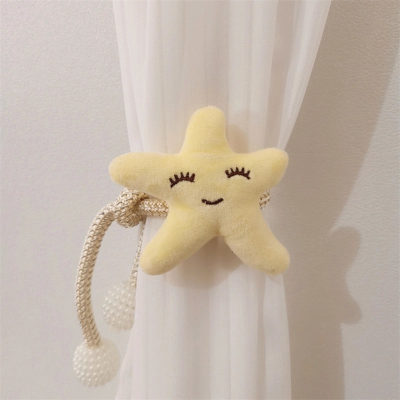 Adorable Cloud Pattern Polyester Curtain Tiebacks | Window Accessories