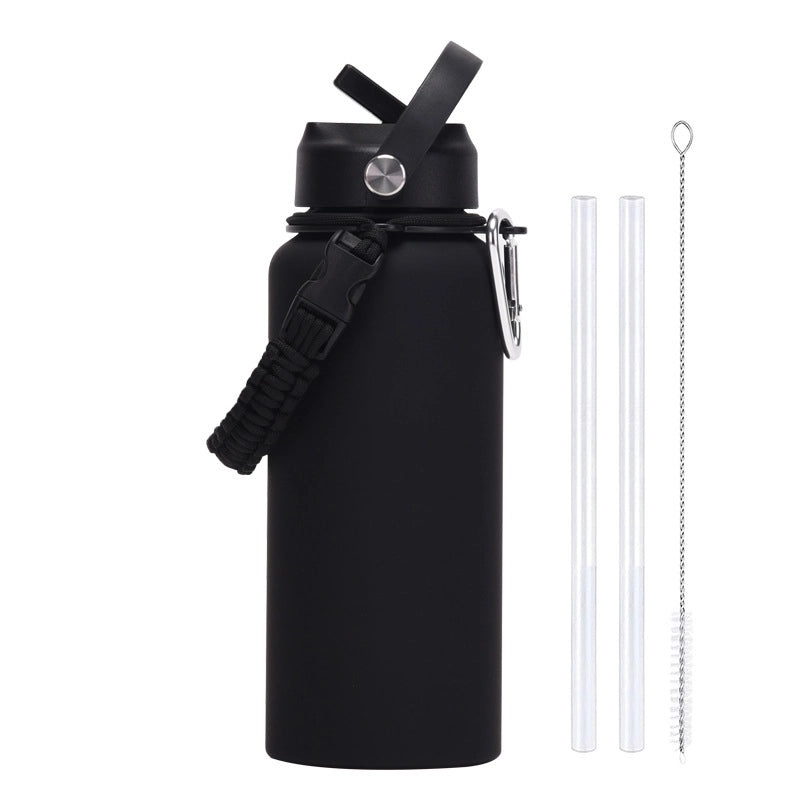 Stainless Steel Water Bottle Single Piece Casual Solid Color | Drinkware & Hydration