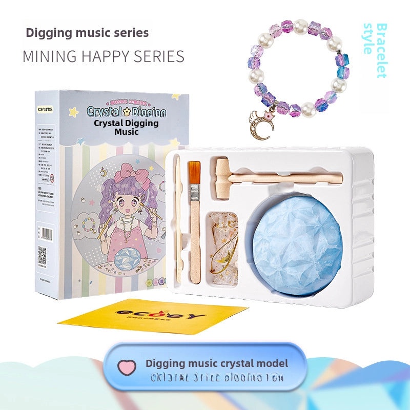 Ecoey Archaeological Blind Box Bracelet Treasure Hunt Necklace Beads Gem for Girls|Jewelry & Accessories