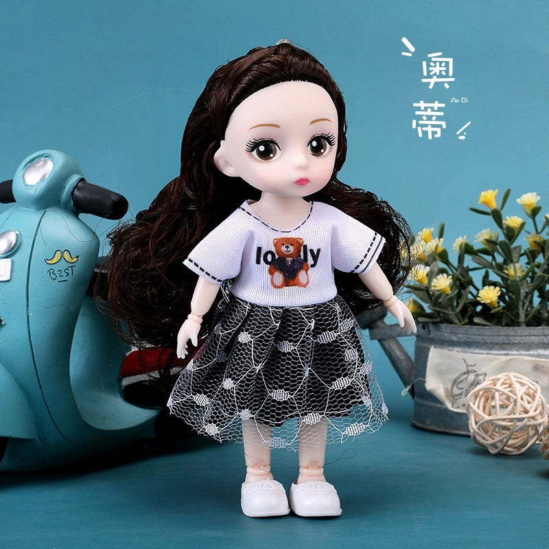 100 Mini 17cm BJD Girl Dolls Princess Toys for Kids Bulk Set|Children's Toys