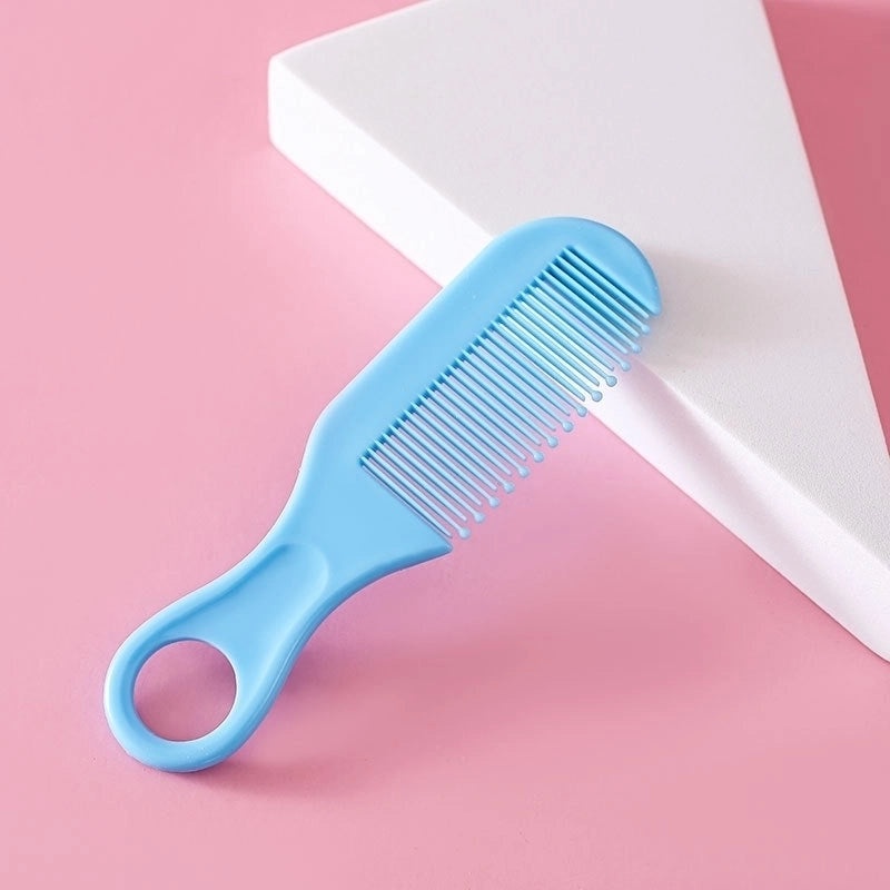 Simple Solid Color Plastic Baby Hair Comb | Baby Care Accessories