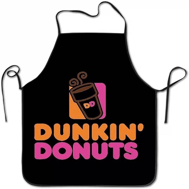 Stylish Cartoon Linen Apron for Kitchen Cooking|Kitchen & Dining