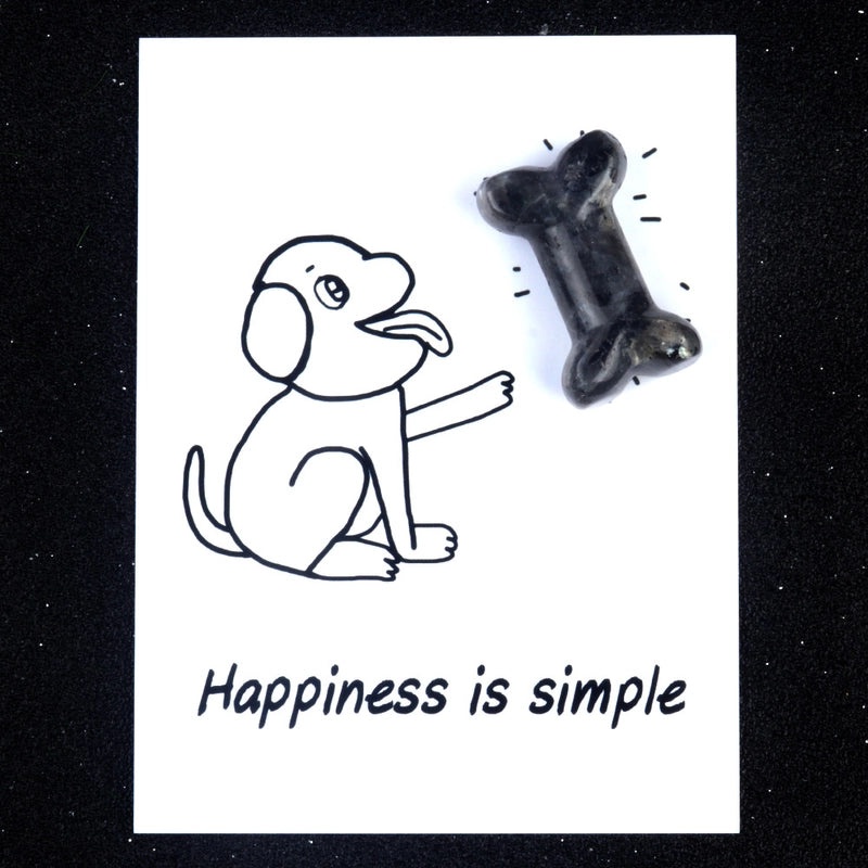 Minimalist Dog Bone Agate Pendant Unisex Jewelry Natural Stone Gemstone Accessories|Jewelry & Accessories