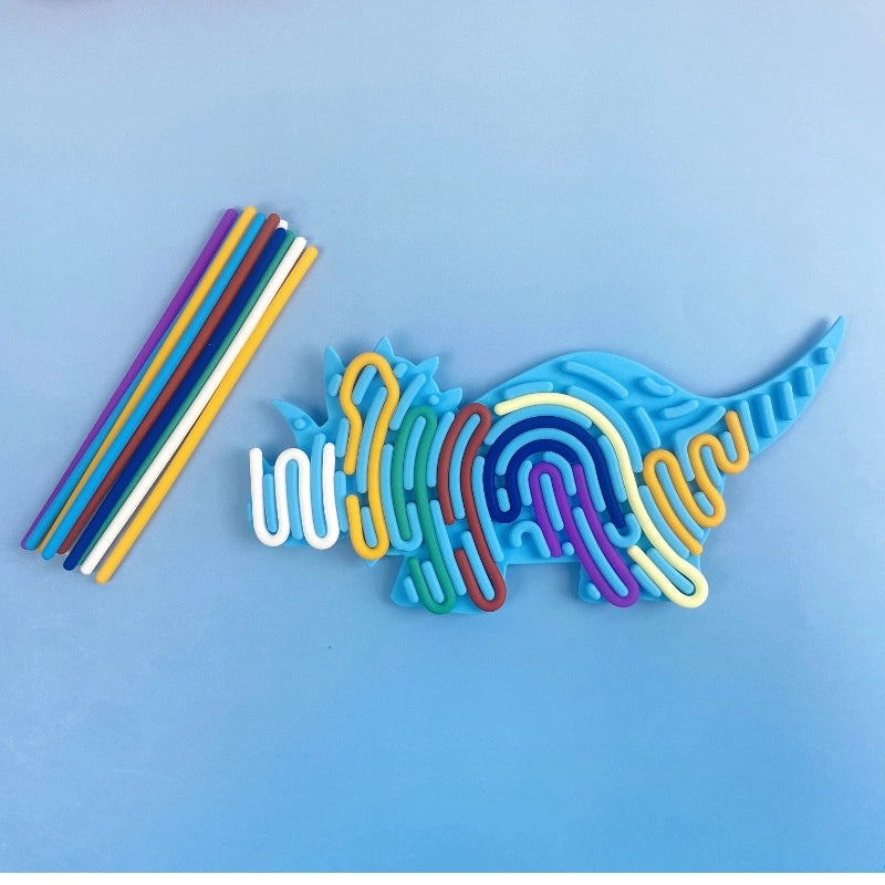 Sensory Silicone Activity Board for Kids | Educational Toy | BPA-Free Food Grade Twist Decompression Tool|儿童感官玩具|益智玩具|减压神器