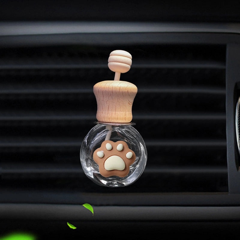 Cartoon Milk Tea Color Car Air Vent Perfume Bottle Cute Aromatherapy Ornament | Car Accessories