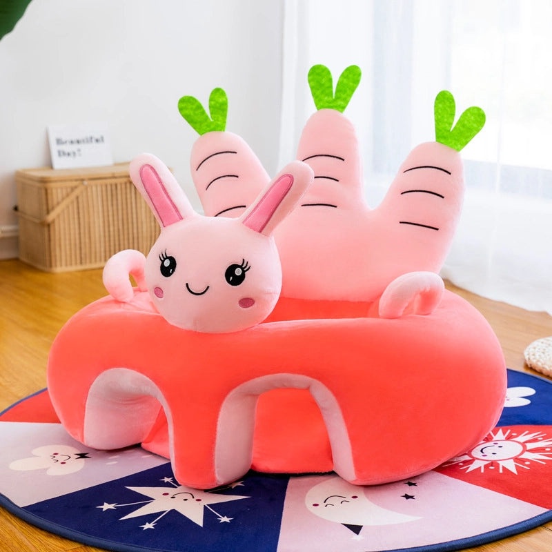 Cartoon Plush Baby Learning Sofa Chair Soft Children's Lazy Seat Comfortable Baby Gift|Baby & Kids Furniture