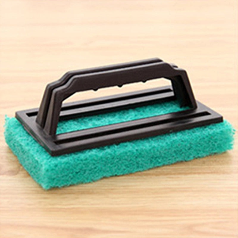 Powerful Kitchen and Bathroom Cleaning Brush with Nano Magic Sponge | Cleaning Tools