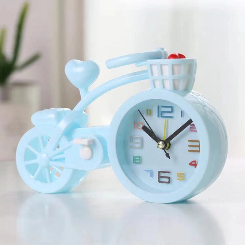 Retro Musical Instrument Train Bicycle Plastic Alarm Clock Decorative Ornament|Home Decor & Clocks