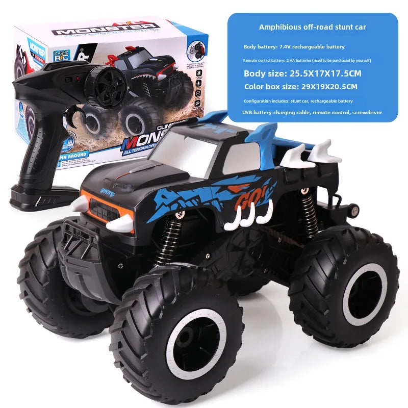 8WD 2.4G Amphibious Off-road Remote Control Stunt Car for Kids | Remote Control Toys