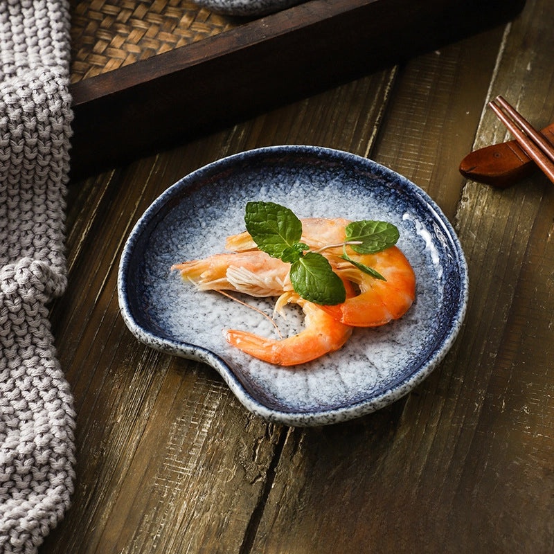 Japanese-style Ceramic Dinner and Snack Plate Creative Bone China Tableware for Afternoon Tea|Dinnerware & Serveware