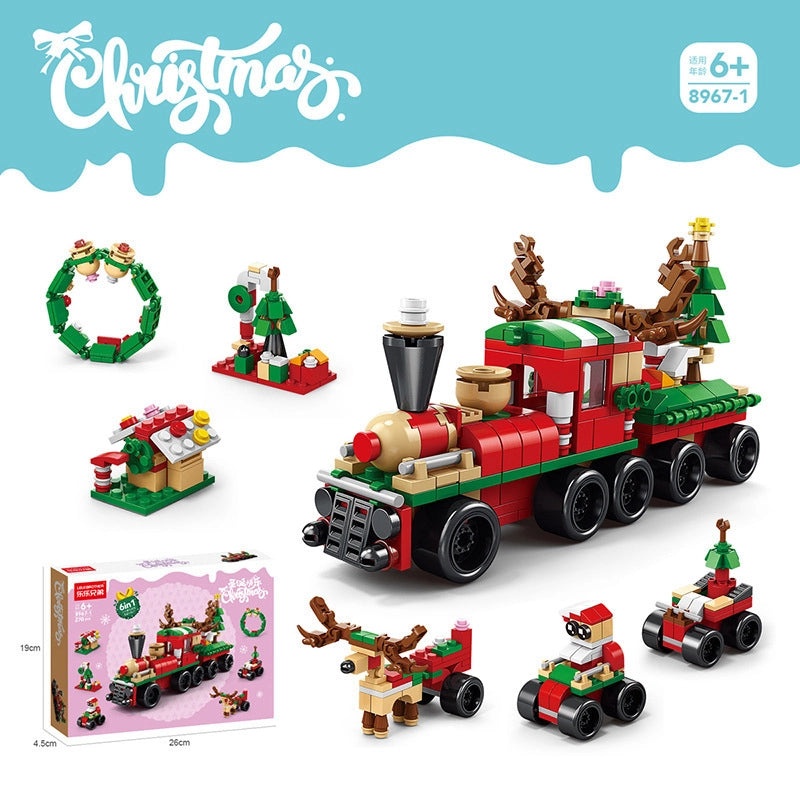 Christmas Tree Building Blocks Set Compatible with Small Particles | Kids Christmas Toys & Building Sets