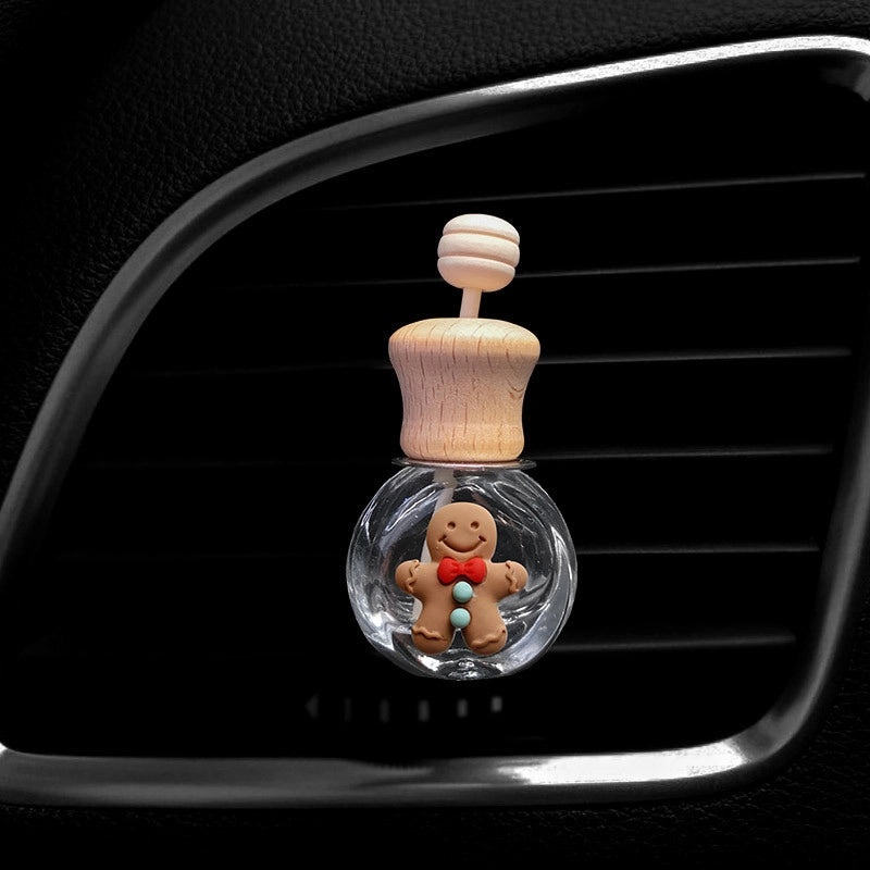 Cartoon Milk Tea Color Car Air Vent Perfume Bottle Cute Aromatherapy Ornament | Car Accessories