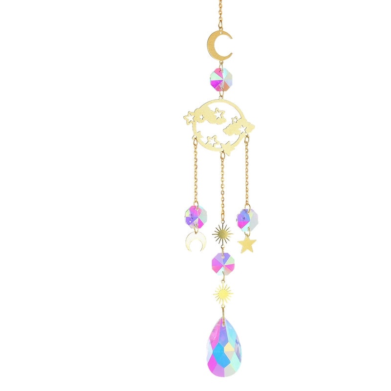 Pastoral Moonwater Droplet Crystal Pendant Charming Artificial Decoration|Jewelry & Accessories