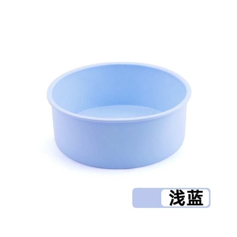 多尺寸圆形蛋糕硅胶模具 烘焙托盘 烤箱用蛋糕磨具|烘焙工具