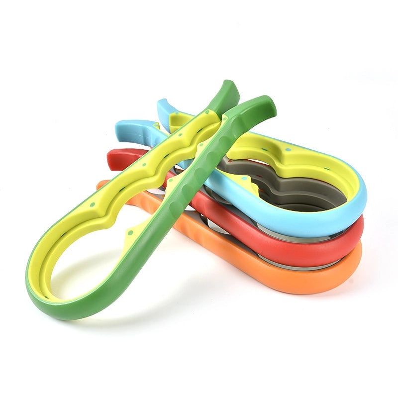 Modern Geometric Style Household Can Opener Made of PP and TPR Materials | Kitchen Tools & Gadgets