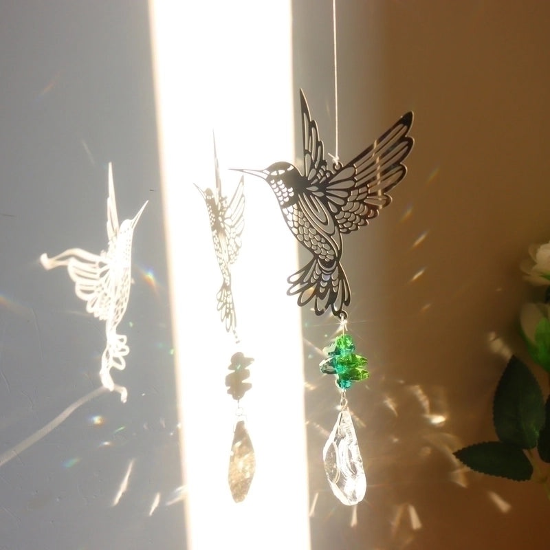 Christmas Butterfly Snowflake Crystal Pendant Wall Art for Holiday Home Decor|Home Decor