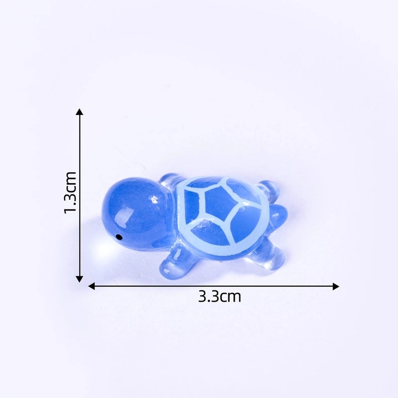 Luminous Mini Turtle Resin Ornament for Fish Tank Moss Landscaping | Aquarium Decorations