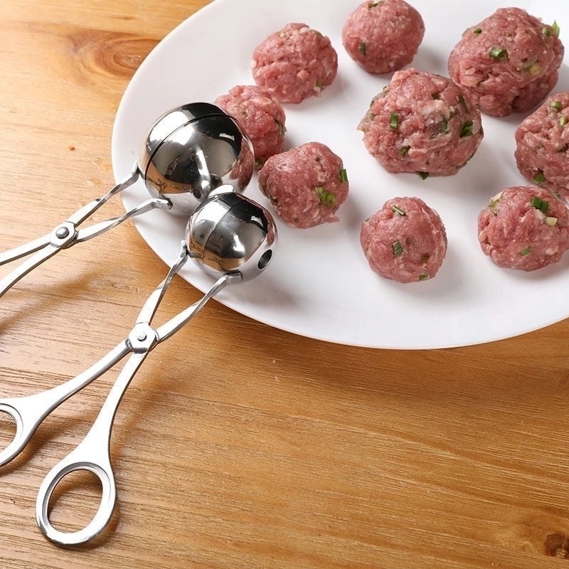 Stainless Steel Minimalist Solid Color Meatball Maker Tool 1 Piece | Kitchen Tools & Gadgets