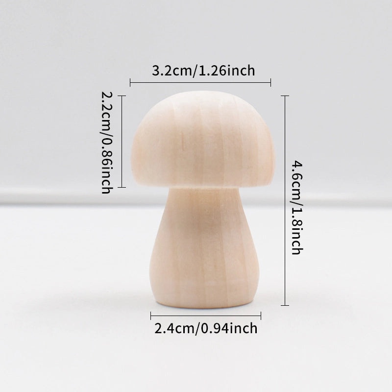 Handcrafted Wooden Mushroom DIY Toy for Kids | Kids Crafts & DIY Toys