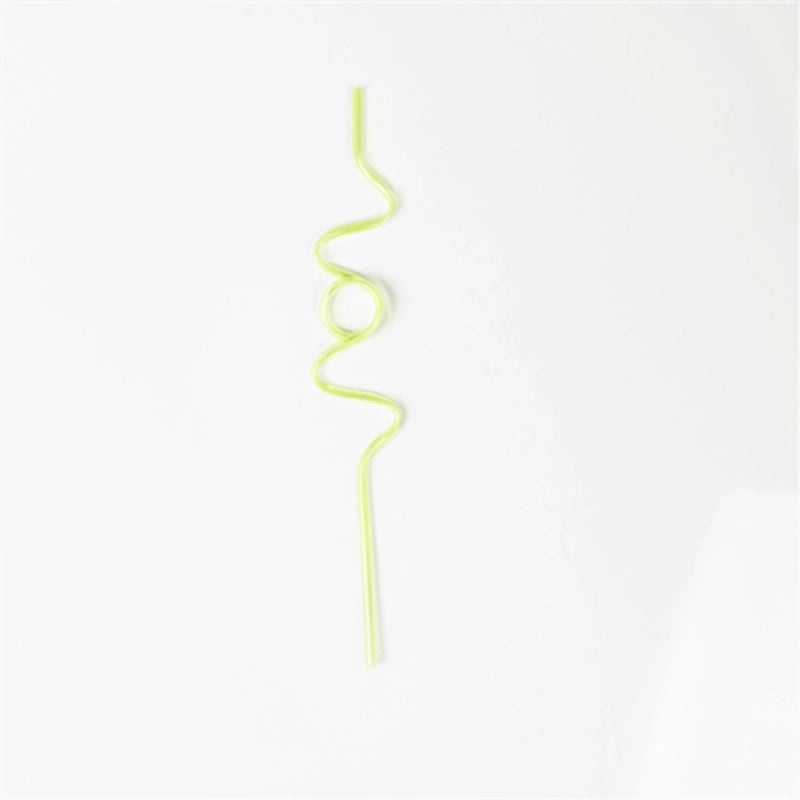 Reusable Curved PETG Art Straw | Eco-Friendly Drink Accessories