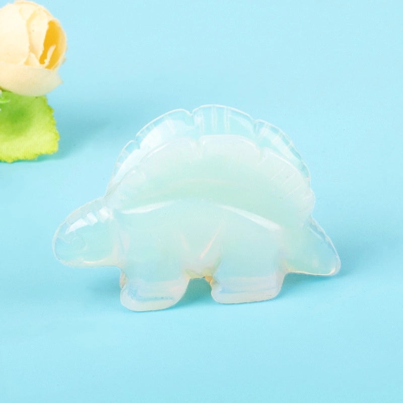 Minimalist Dinosaur Crystal Ornament for Home Decor | Artificial Decorations