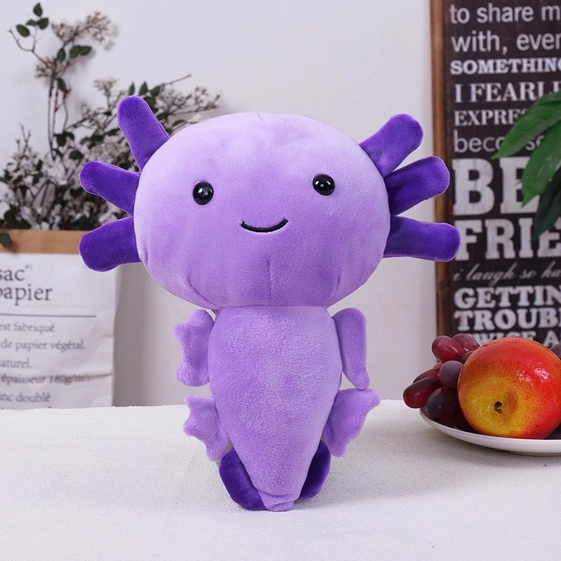 Cute Salamander Plush Toy Axolotl Dinosaur Hexagon Doll | Plush Toys & Collectibles
