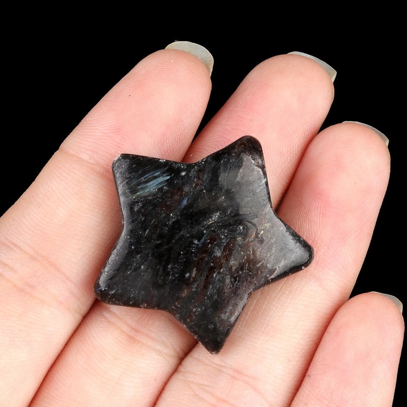 Natural Crystal Agate Star-Shaped Bead Pendant | Jewelry Accessories