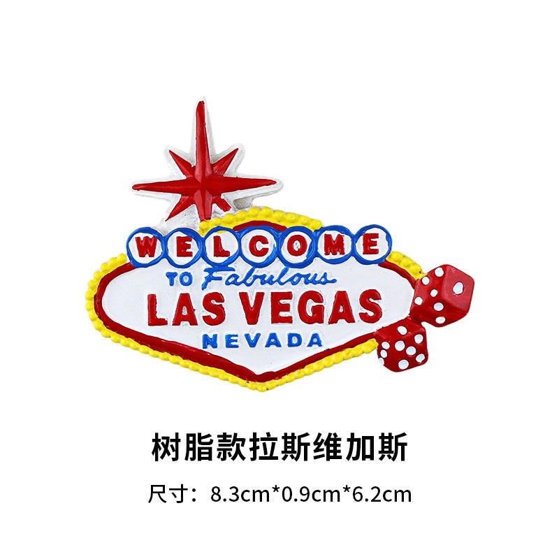 Washington USA Germany Swan Castle France Italy Syria Gulg Bell Magnetic Resin Refrigerator Magnet|Home Decor Magnets