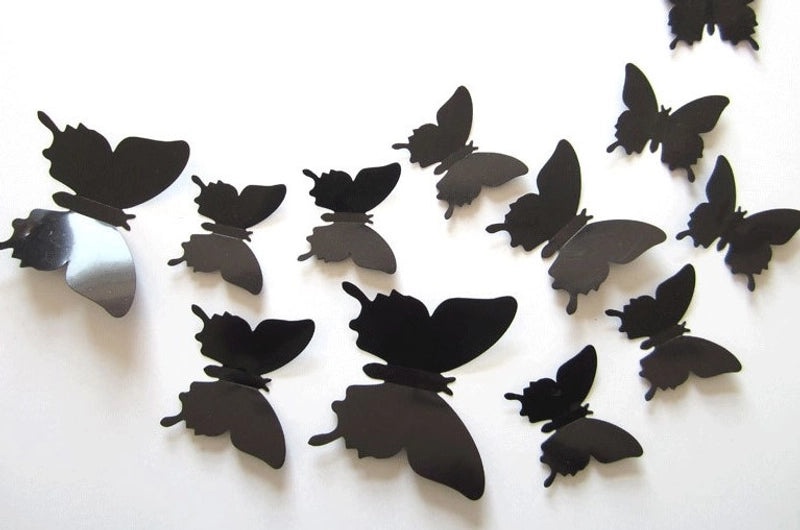 Butterfly and Flower PVC Wall Decal for Home Decor|Wall Stickers