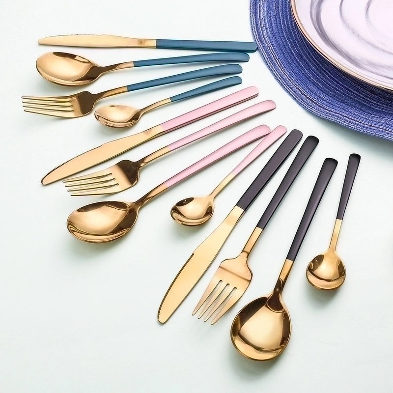 Elegant Minimalist Stainless Steel Flatware Set|Dining & Kitchenware