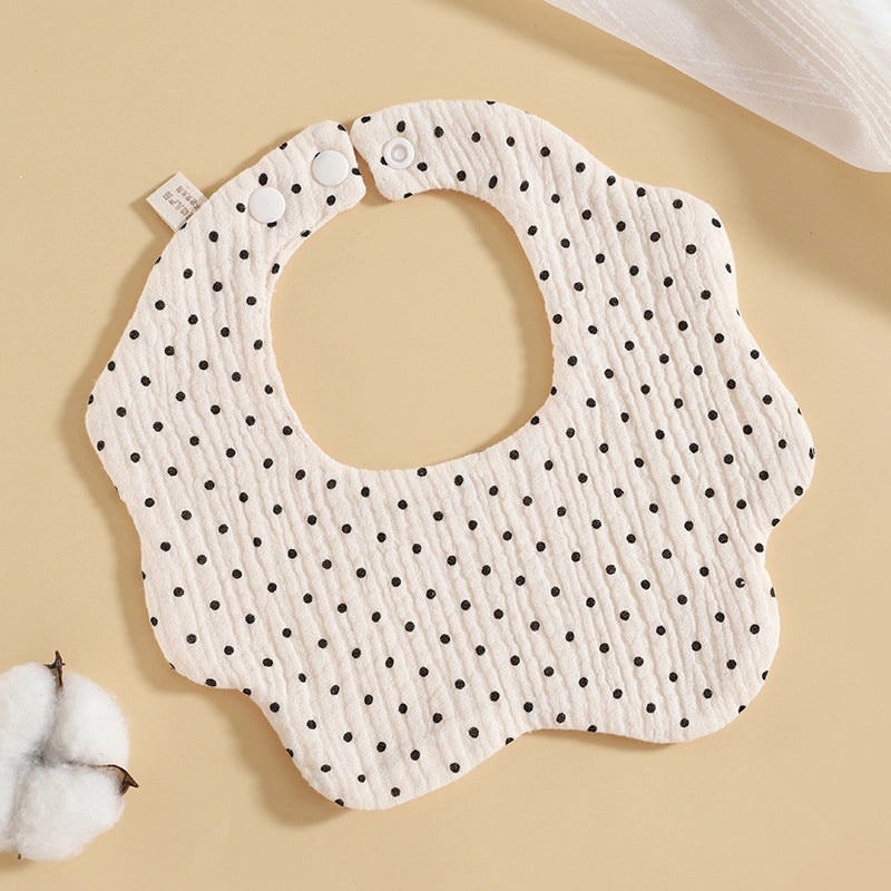 6-layer Pure Cotton Baby Bib with 360° Soft Gauze Design|Baby Feeding Accessories