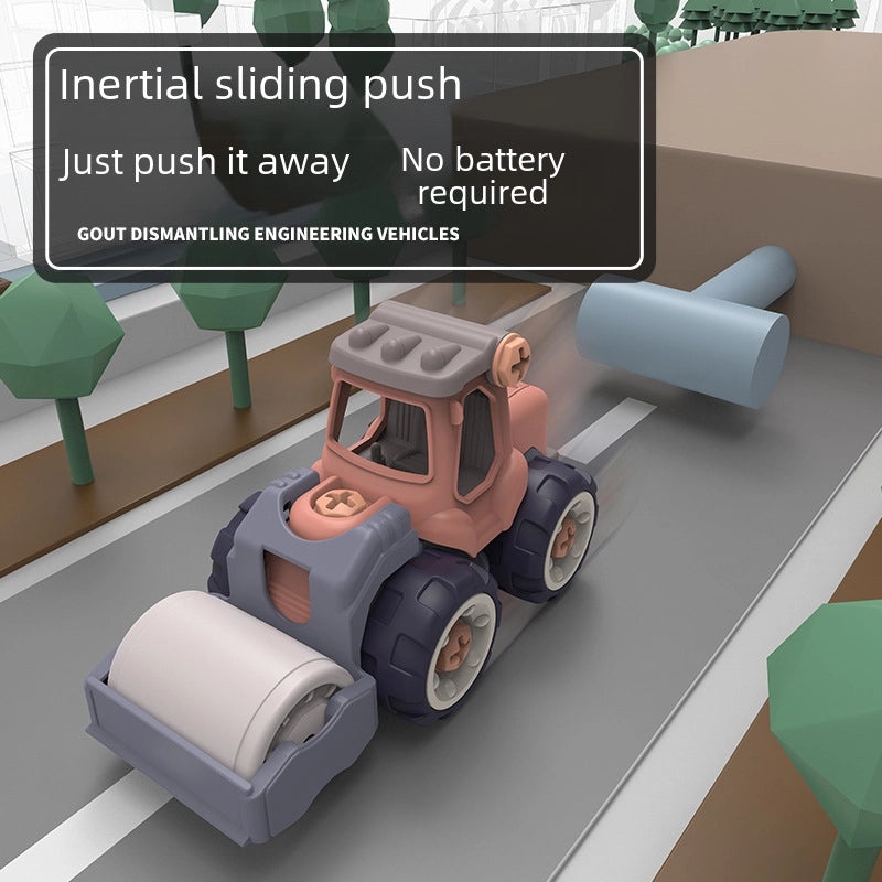 Kids DIY Excavator Construction Vehicle Puzzle Toy|Educational Toys