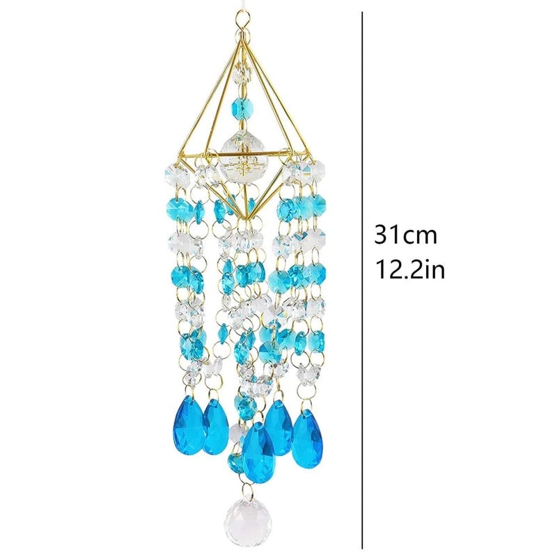 Colorful Minimalist Crystal Suncatcher Wind Chime for Wall Decor|Home Decor