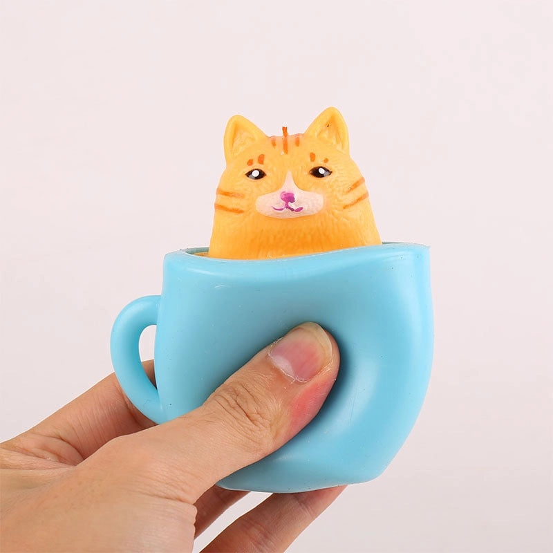 Cat Fidget Toys Durable PVC Material Sensory Stress Relief Toys | Sensory & Fidget Toys