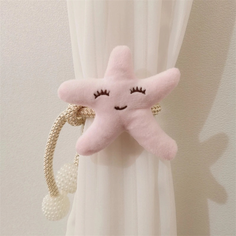 Adorable Cloud Pattern Polyester Curtain Tiebacks | Window Accessories