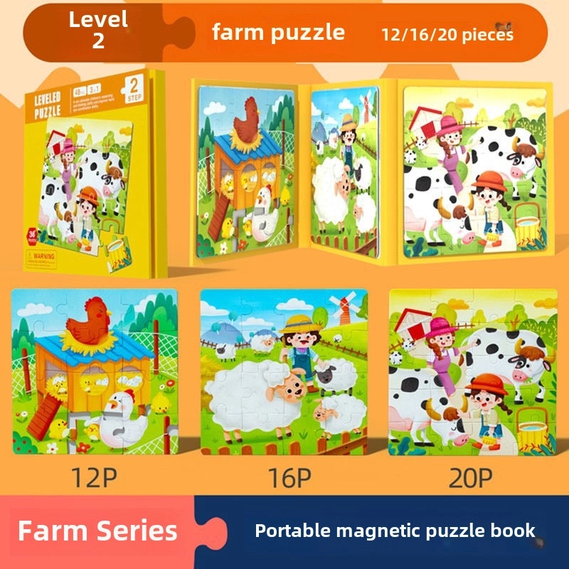 Magnetic Animal Traffic Puzzle for Toddlers and Kids Ages 1-6 | Educational Toys & Puzzles