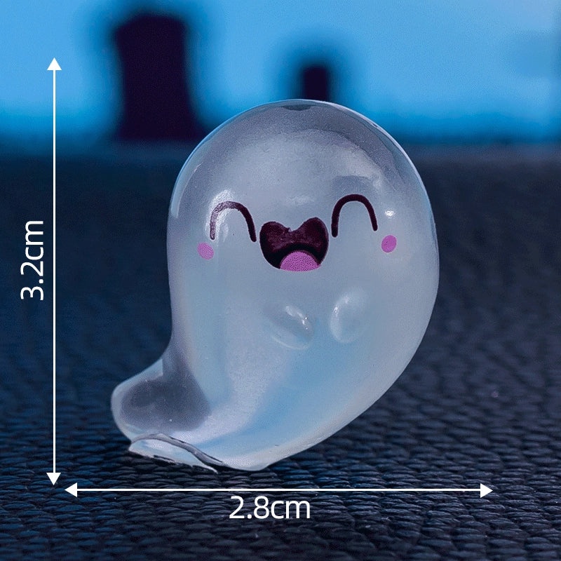 Luminous Mini Halloween Ghost Doll Ornament Cute Micro Landscape Desktop Decoration|Home Decor Accessories