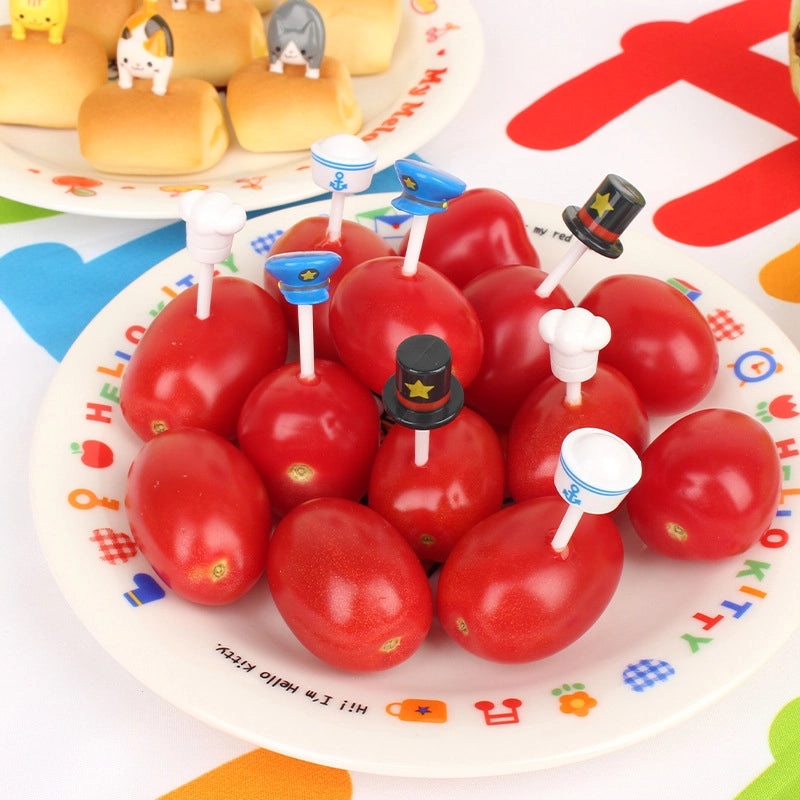 Japanese Resin Kids Fork Set Cute Animal Bread Fruit Design|Children's Tableware