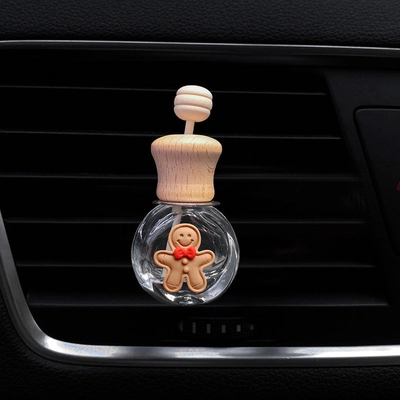 Cartoon Milk Tea Color Car Air Vent Perfume Bottle Cute Aromatherapy Ornament | Car Accessories