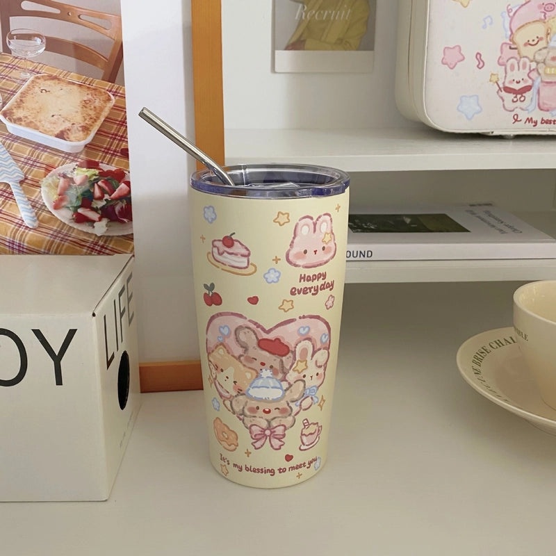 Adorable Animal Stainless Steel Thermos Bottle 304 Quality | Drinkware & Travel Mugs